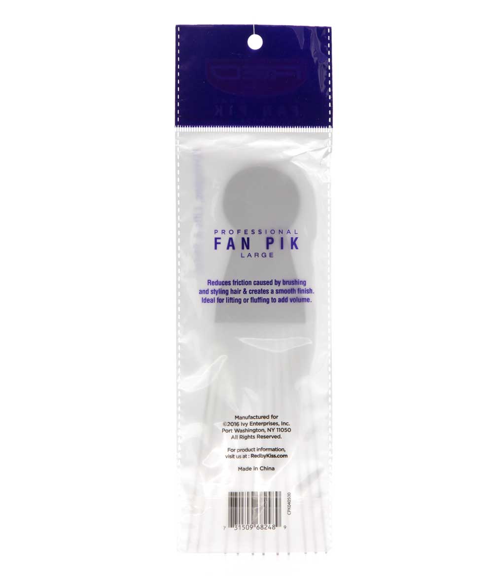 Red By Kiss Professional Fan Pik #Cpk04 [Large], HAIR STYLING TOOLS - Cloré Beauty