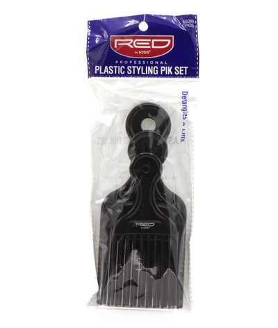 Red By Kiss Professional Plastic Styling Pik Set #Cpk05