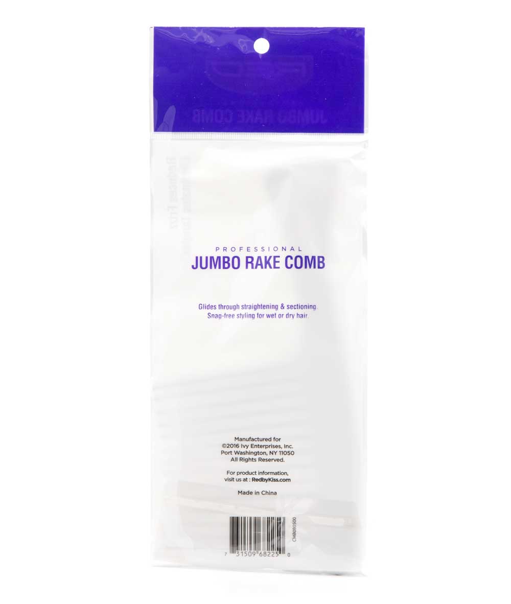 Red By Kiss Professional Jumbo Rake Comb #HM37, Hair Tools - Cloré Beauty