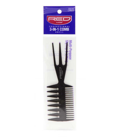 Red By Kiss Professional 3-In-1 Comb #Cmb22 [Small]