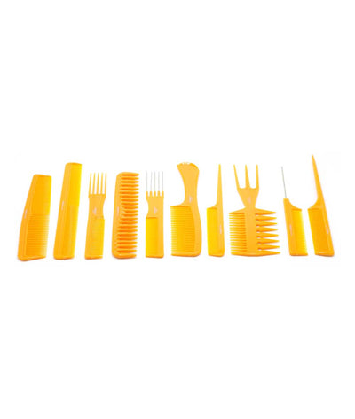 Red By Kiss Professional 10-PC Comb Set #HM61[Bone]