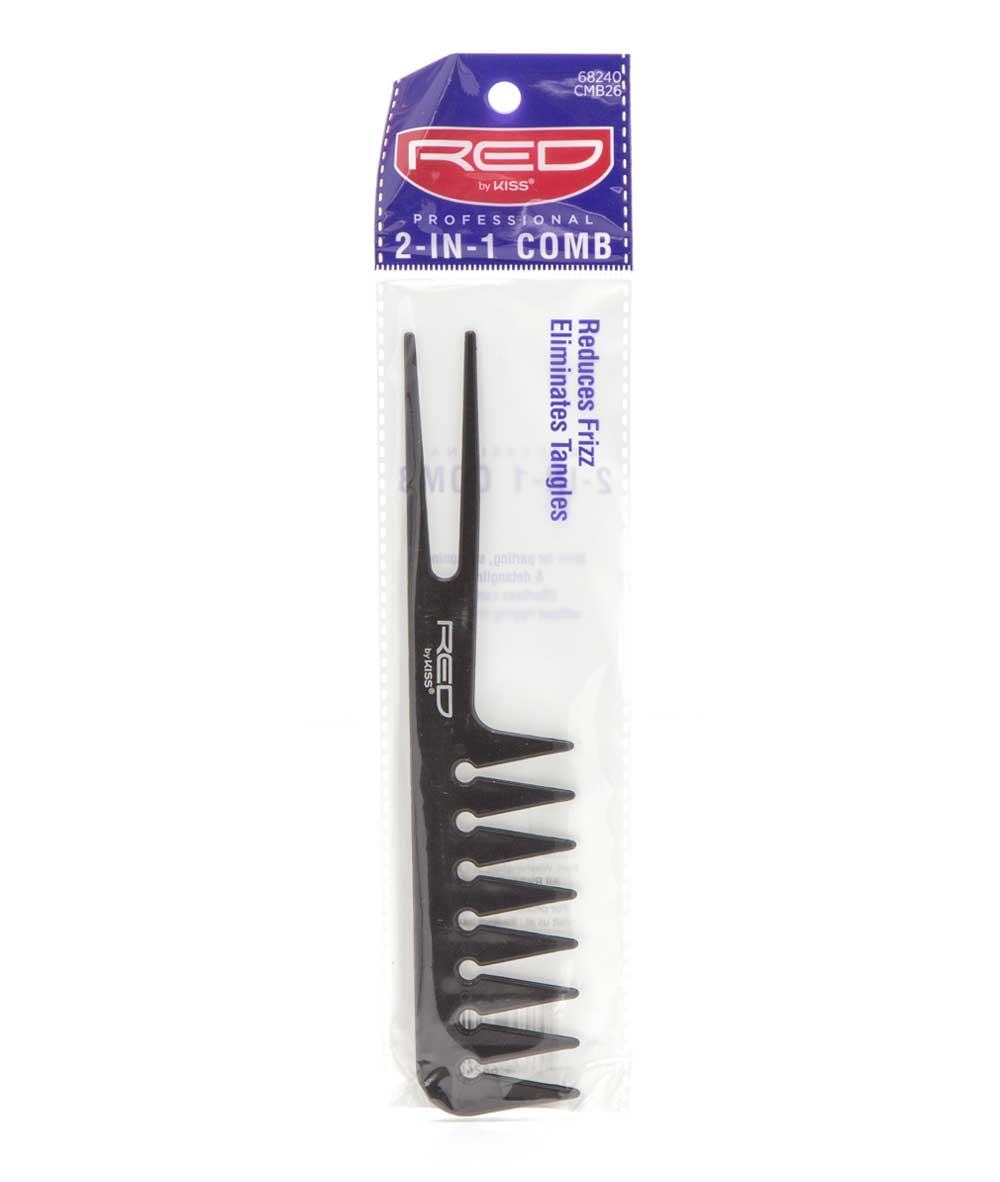 Red By Kiss Professional 2-In-1 Comb #HM62, HAIR STYLING TOOLS - Cloré Beauty