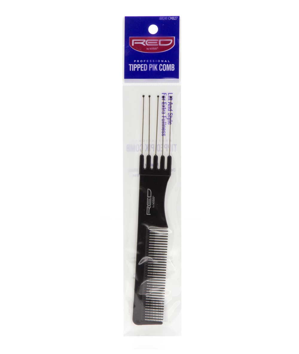 Red By Kiss Professional Tipped Pik Comb #HM63, HAIR STYLING TOOLS - Cloré Beauty
