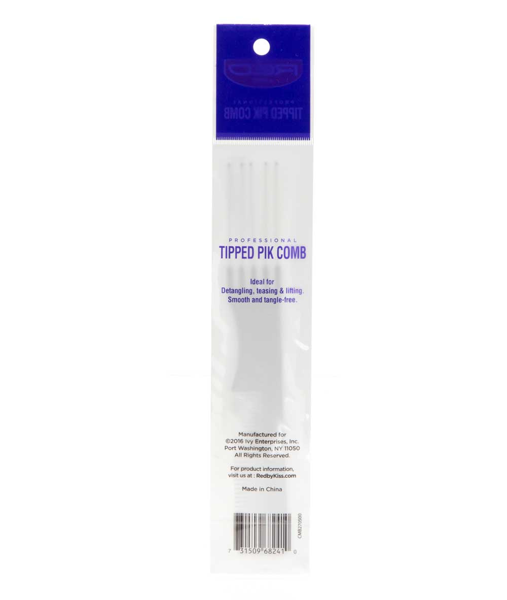 Red By Kiss Professional Tipped Pik Comb #HM63, HAIR STYLING TOOLS - Cloré Beauty
