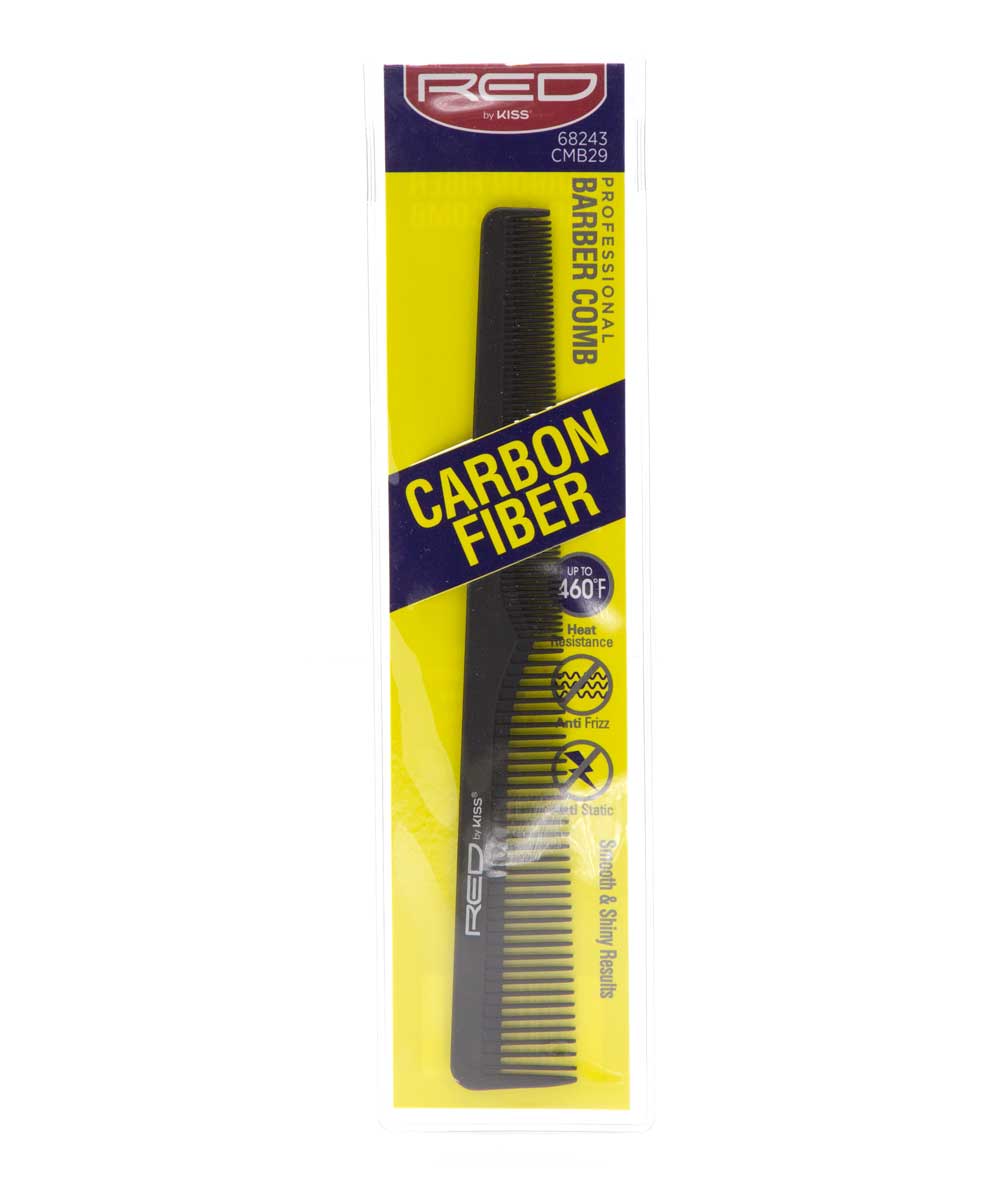 Red By Kiss Professional Carbon Fiber Barber Comb #HM13, Hair Tools - Cloré Beauty