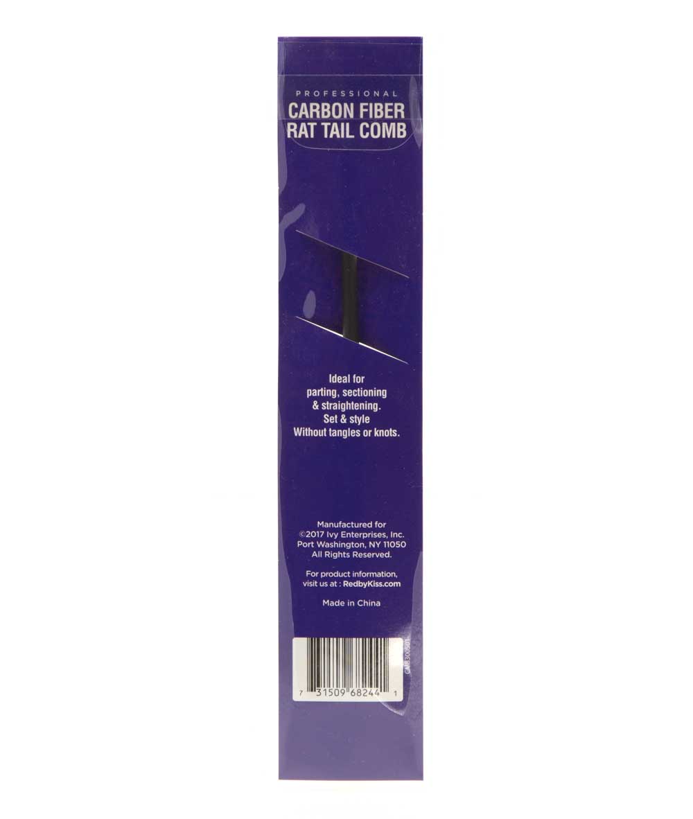 Red By Kiss Professional Carbon Fiber Rat Tail Comb #HM14, Hair Tools - Cloré Beauty