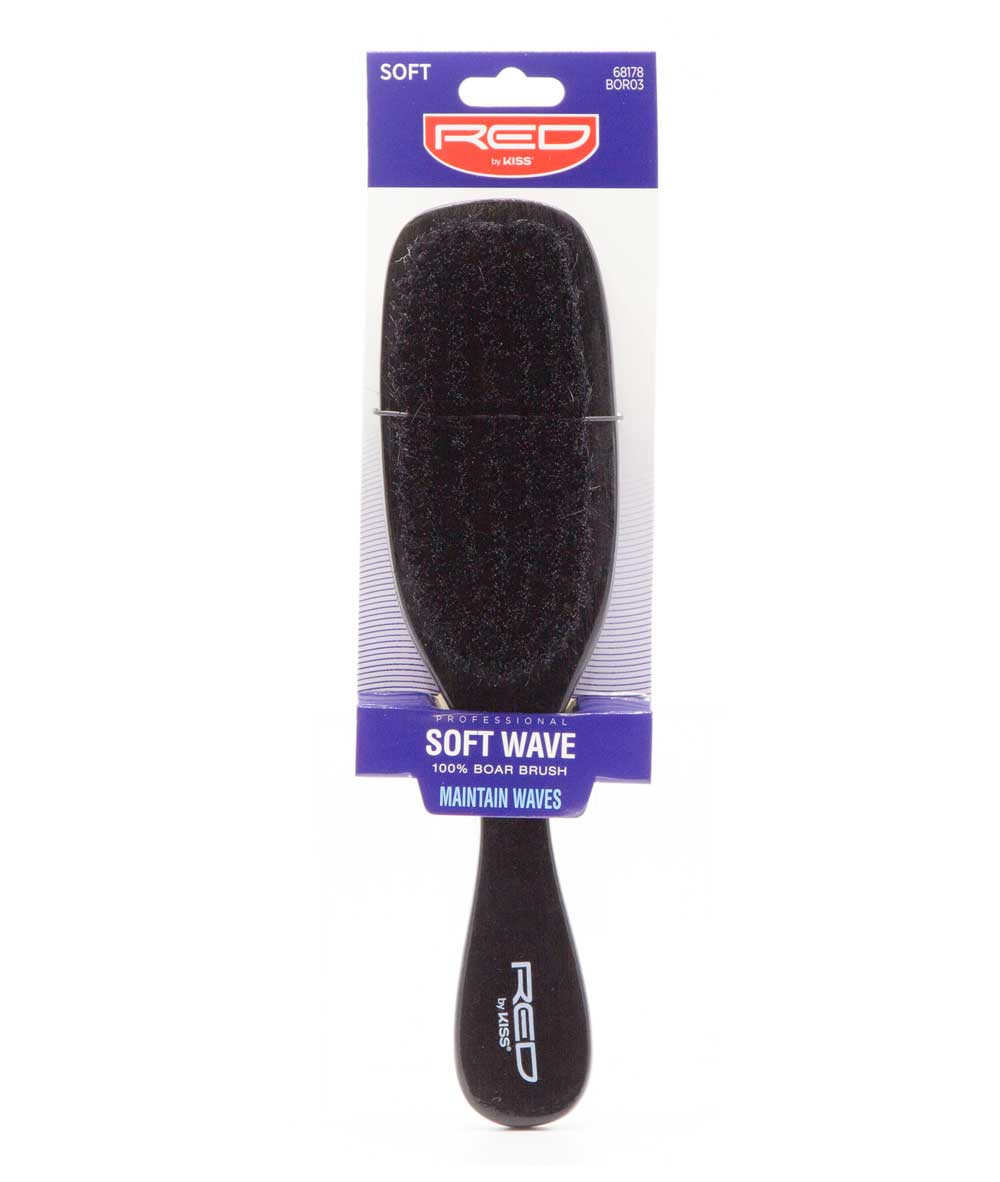 Red By Kiss Professional Soft Wave 100% Boar Brush Maintain Waves #Bor03, Hair Tools - Cloré Beauty