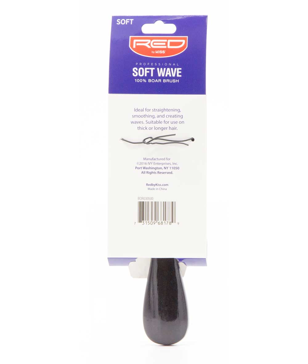 Red By Kiss Professional Soft Wave 100% Boar Brush Maintain Waves #Bor03, Hair Tools - Cloré Beauty