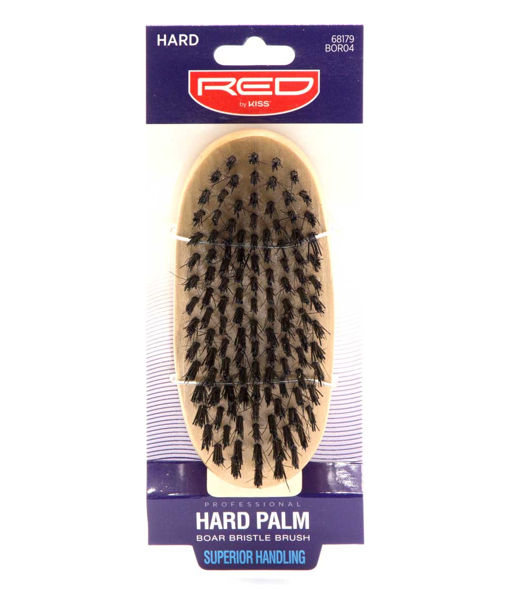 Red By Kiss Professional Hard Palm Boar Bristle Brush Superior Handling #Bor04, HAIR STYLING TOOLS - Cloré Beauty