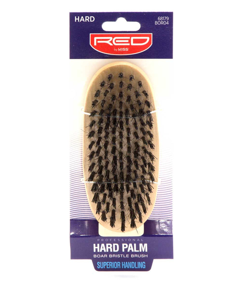 Red By Kiss Professional Hard Palm Boar Bristle Brush Superior Handling 