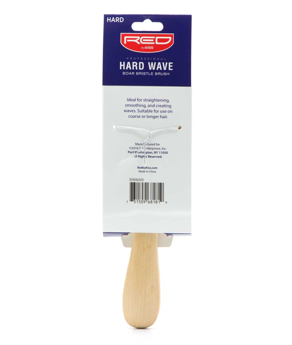 Red By Kiss Professional Hard Wave Boar Bristle Brush Maintain Waves #Bor06, Hair Tools - Cloré Beauty