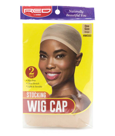 Red By Kiss Stocking Wig Cap [One Size] [2 Caps] #Hwc