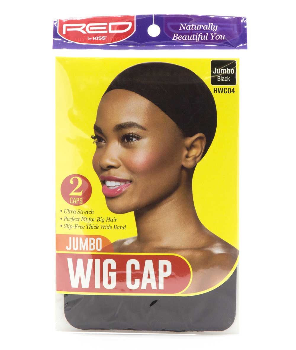 Red By Kiss Jumbo Wig Cap 2 Caps #Hwc04 [Black], ACCESSORIES JEWELRY FASHION - Cloré Beauty
