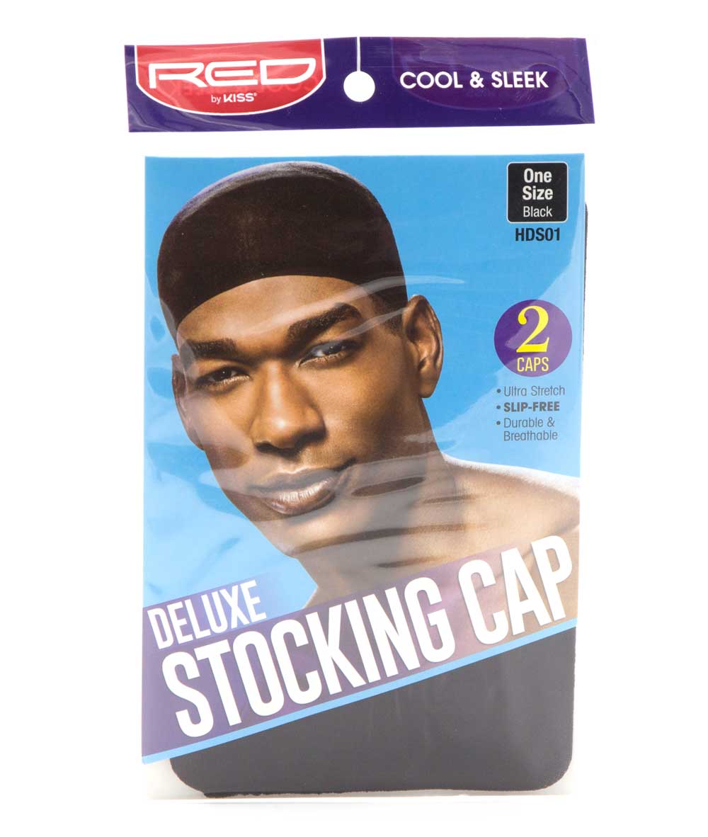 Red By Kiss Deluxe Stocking Cap 2 Caps #Hds01 [Black], ACCESSORIES JEWELRY FASHION - Cloré Beauty
