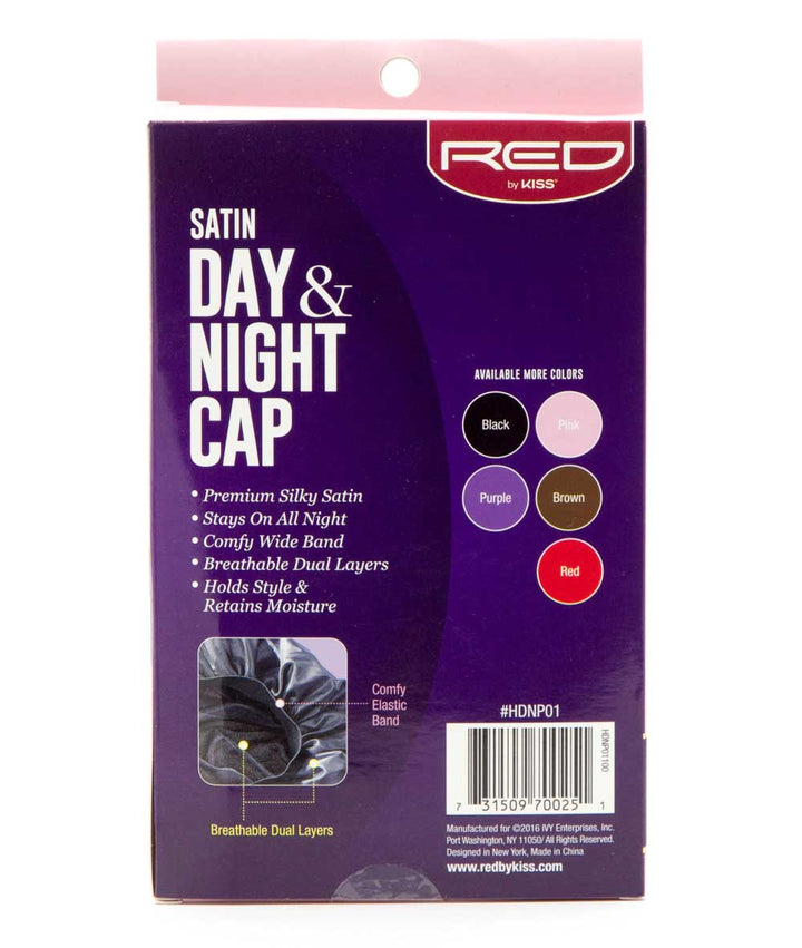 Red By Kiss Premium Satin Day & Night Cap [One Size] #Hdnp