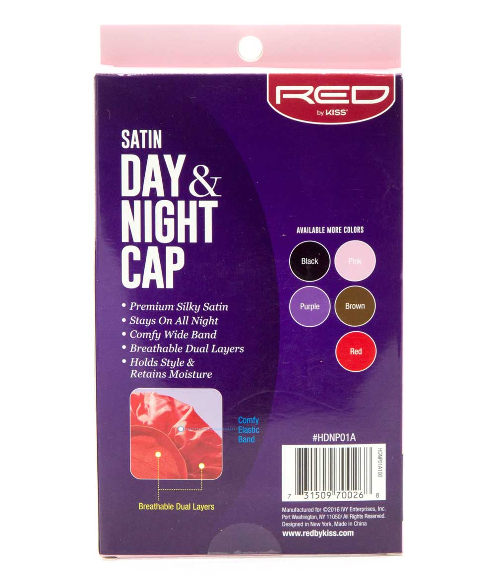 Red By Kiss Premium Satin Day & Night Cap [One Size] #Hdnp, ACCESSORIES JEWELRY FASHION - Cloré Beauty