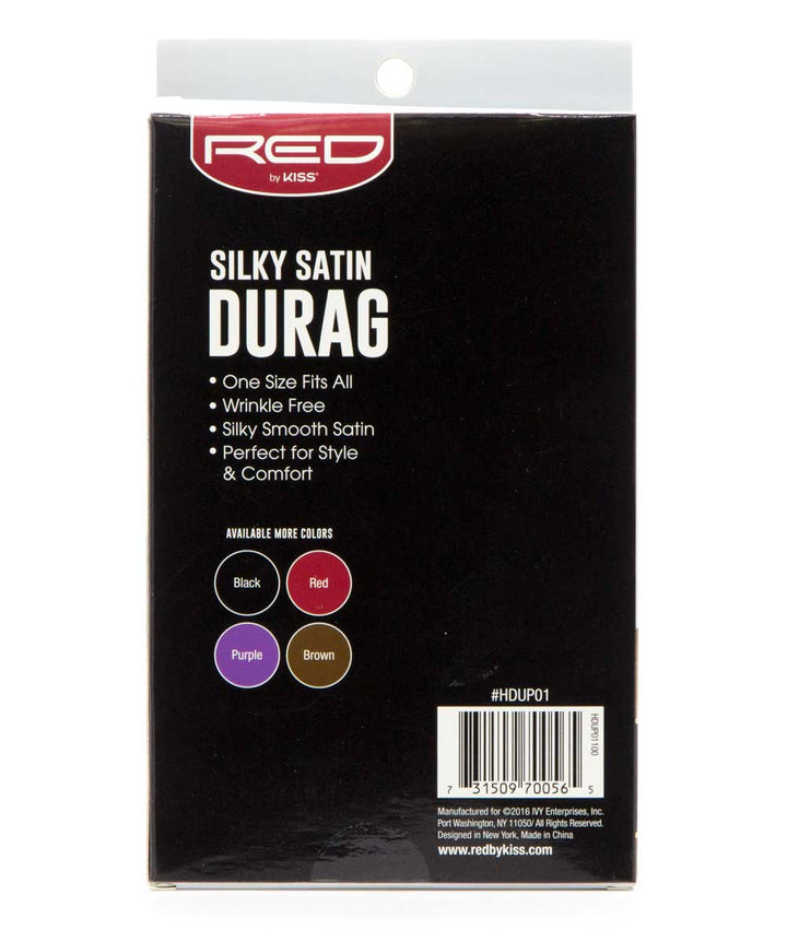 Red By Kiss Premium Silky Satin Durag #Hd