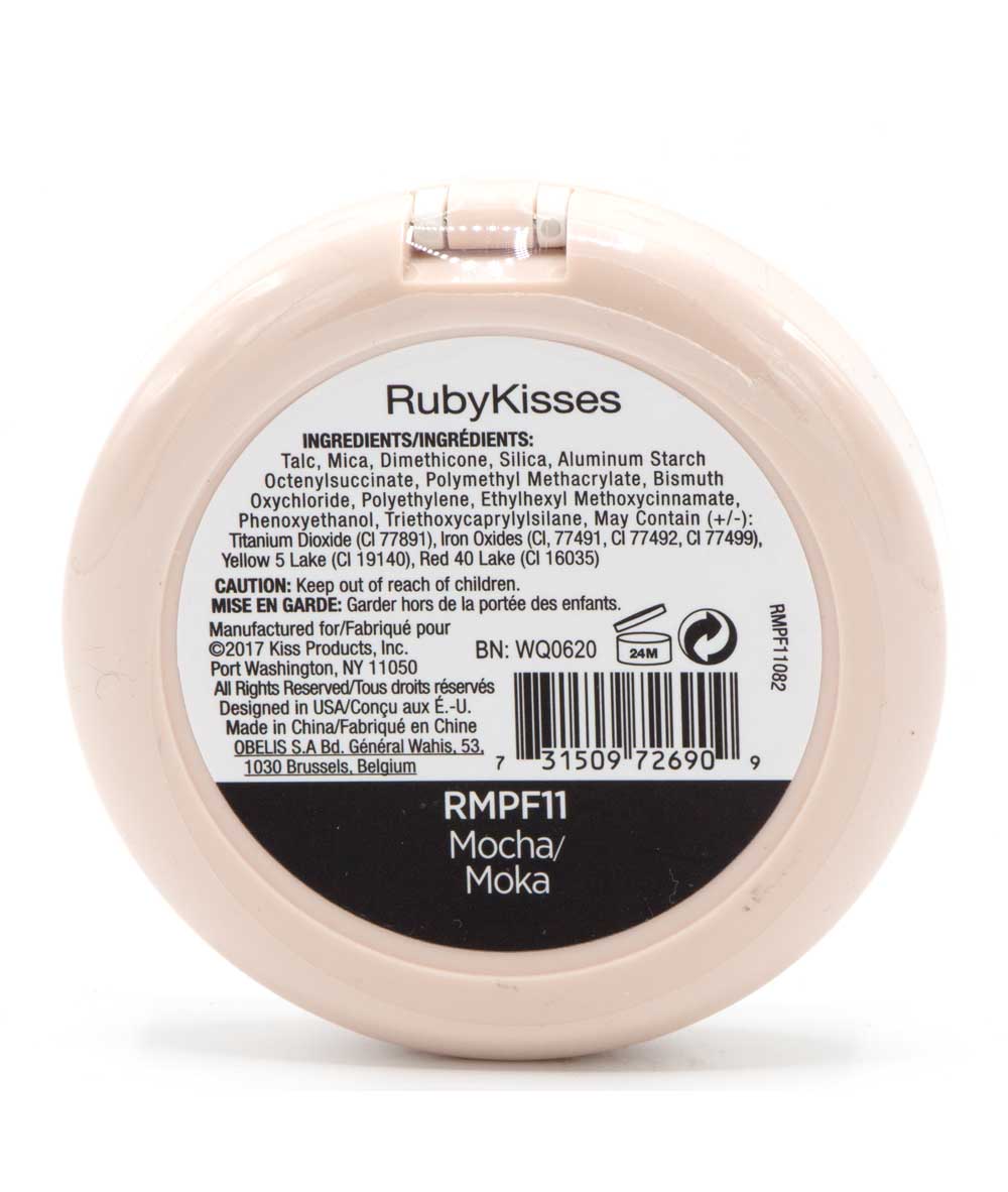 Ruby Kisses Never Touch Up Matte Finish Powder Foundation 10 G #Rmpf