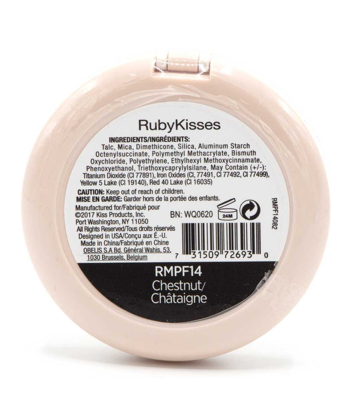 Ruby Kisses Never Touch Up Matte Finish Powder Foundation 10 G #Rmpf