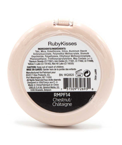 Ruby Kisses Never Touch Up Matte Finish Powder Foundation 10 G #Rmpf