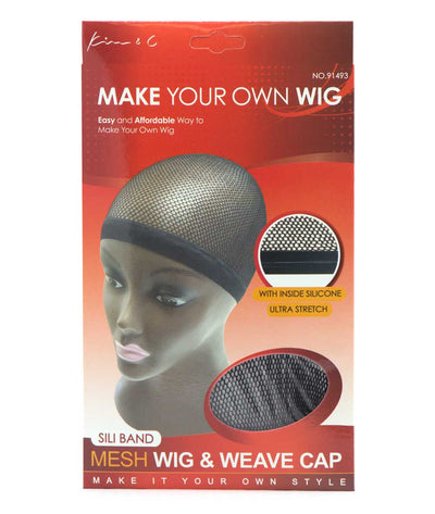 Kim & C Make Your Own Wig Sili Band Mesh Wig & Weave Cap #91493