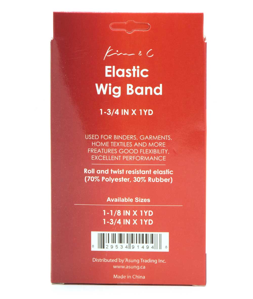 Kim & C Make Your Own Wig Elastic Wig Band [1-3/4" X 1Yd] #91494