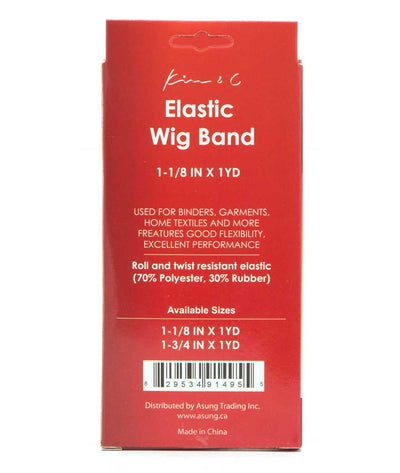 Kim & C Make Your Own Wig Elastic Wig Band [1-1/8" X 1Yd] #91495