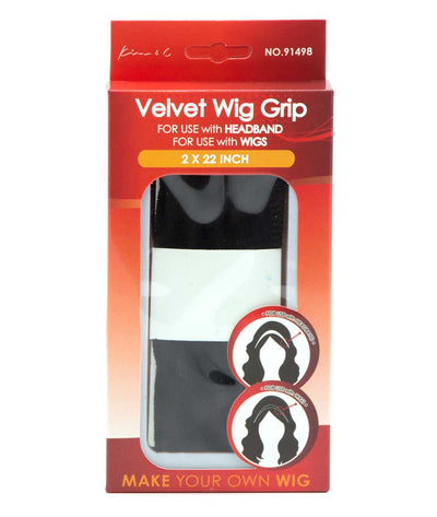 Kim & C Make Your Own Wig Velvet Wig Grip [2 X 22"] #91498