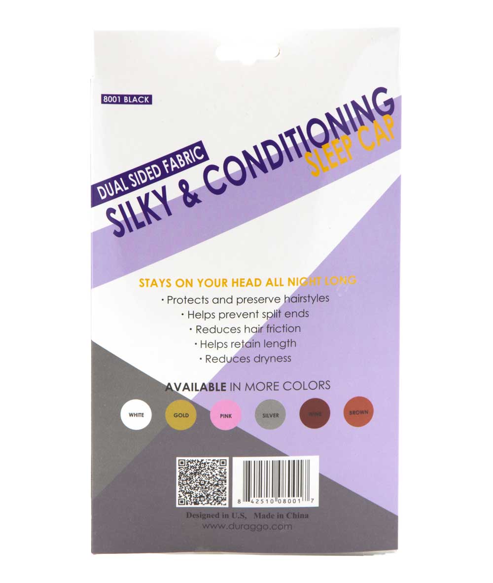 M&M Qfitt Dual Sided Fabric Silky & Conditioning Sleep Cap Super Jumbo, ACCESSORIES JEWELRY FASHION - Cloré Beauty