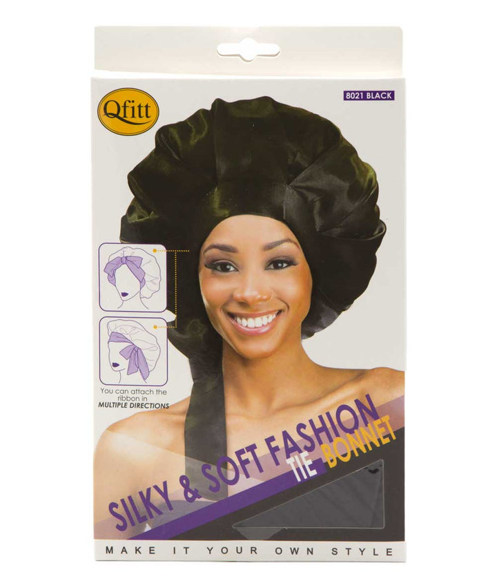 M&M Qfitt Silky & Soft Fashion Tie Bonnet