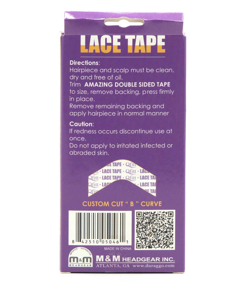 M&M Qfitt Lace Tape  Double Sided 50 PCS