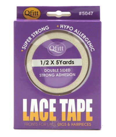 M&M Qfitt Lace Tape Double Sided [1/2 X 5 Yards] #5047