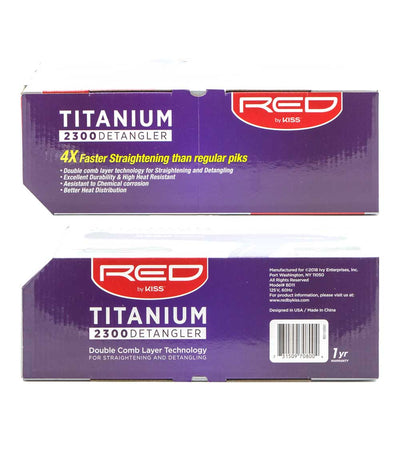 Red By Kiss Titanium 2300 Detangler Blow Dryer #Bd11