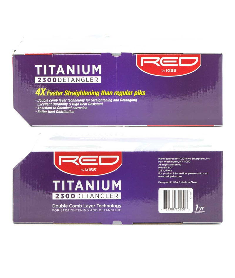 Red By Kiss Titanium 2300 Detangler Blow Dryer 
