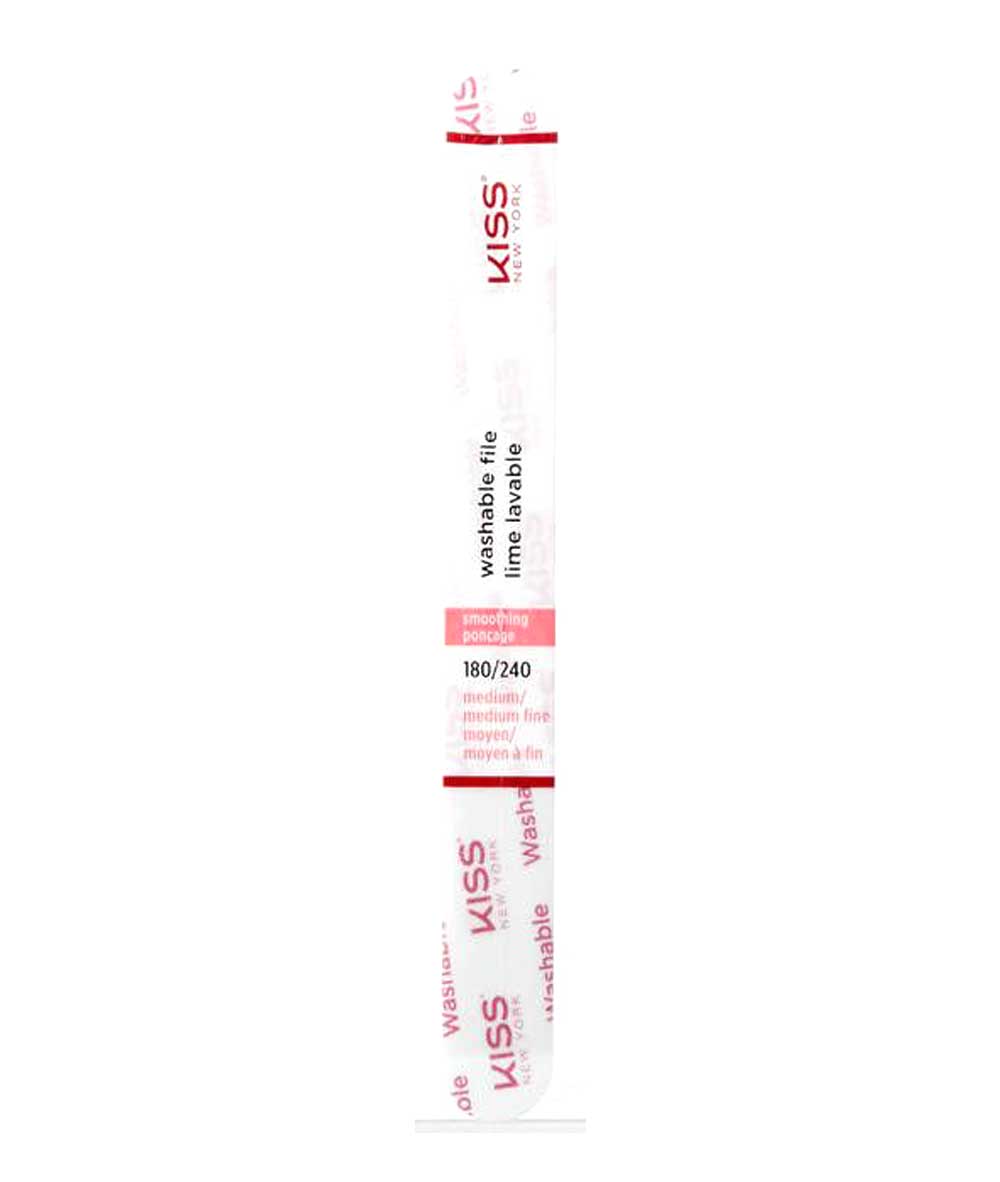Kiss New York Washable File #F206N [Medium/Medium Fine], Cosmetics - Cloré Beauty