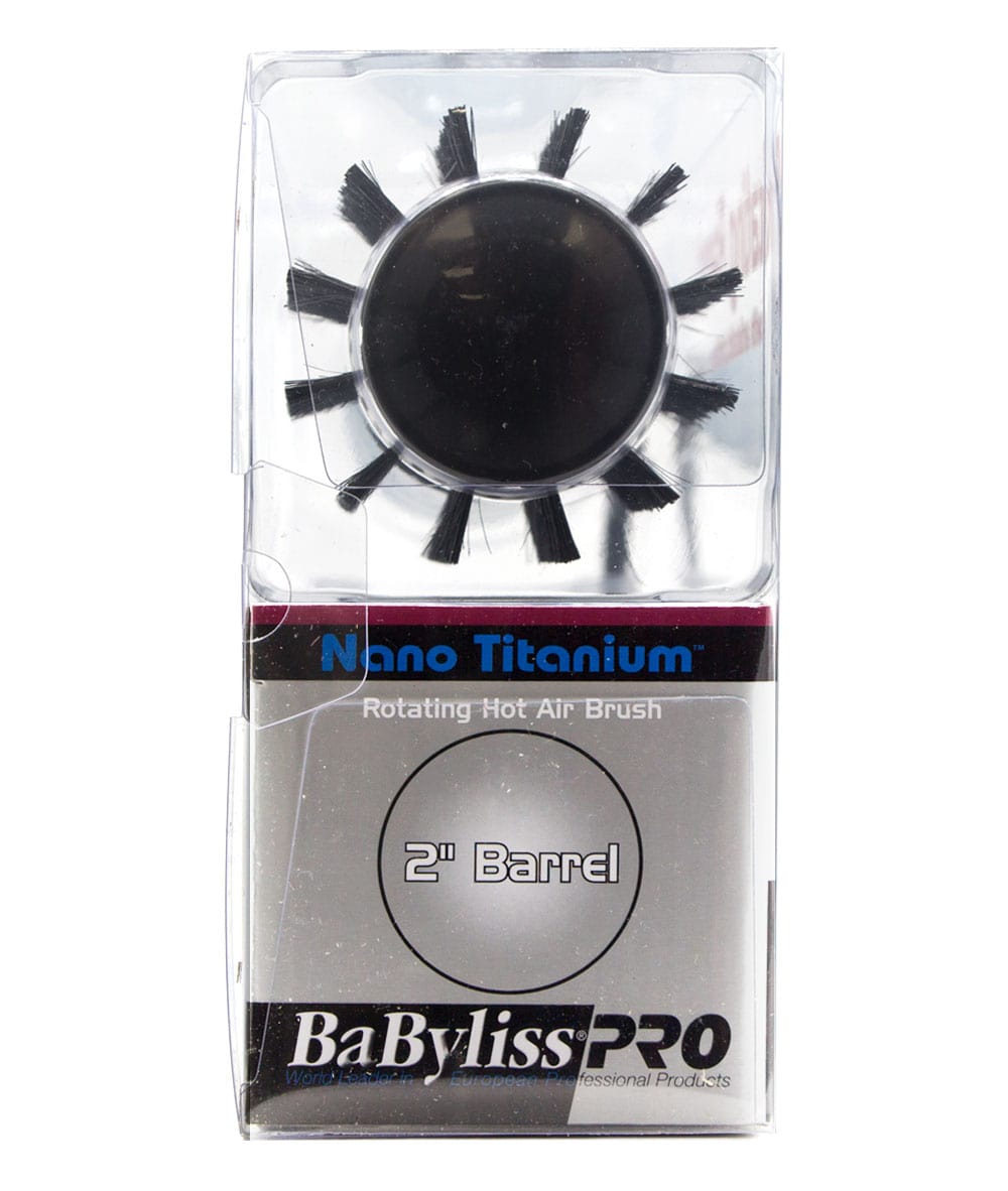 Babyliss Pro Nano Titanium Rotating Barrel Hot Air Brush [2In Barrel] #Babnt178