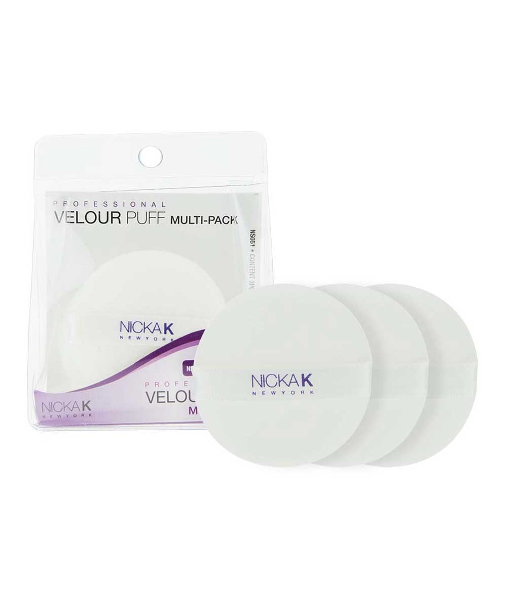 Nicka K Velour Puff Multi-Pack 3PCS #Ns051