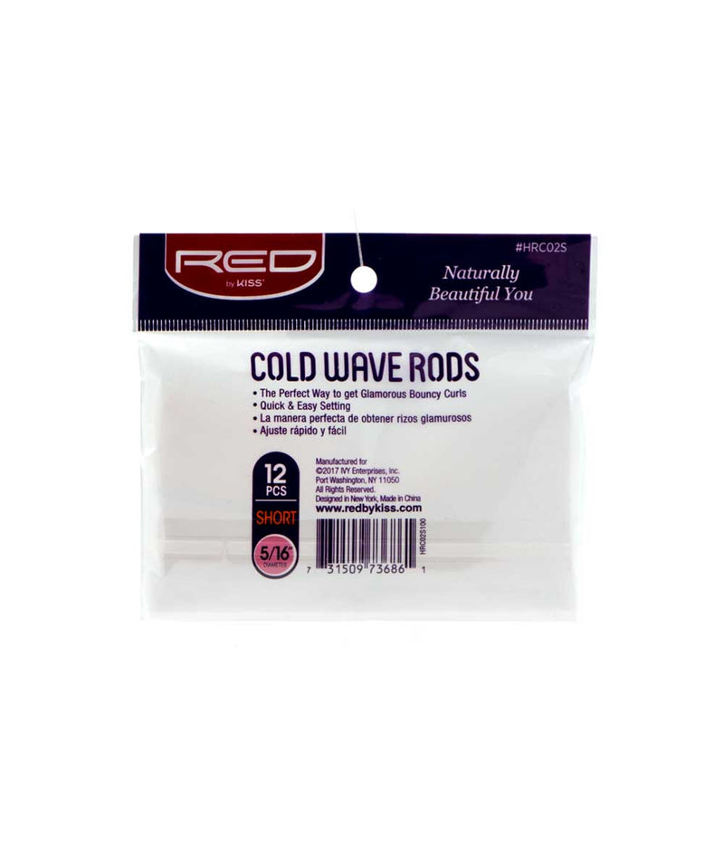 Red By Kiss Cold Wave Rods Short 12 Pcs 