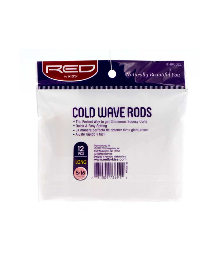 Red By Kiss Cold Wave Rods Long 12 Pcs #Hrcl