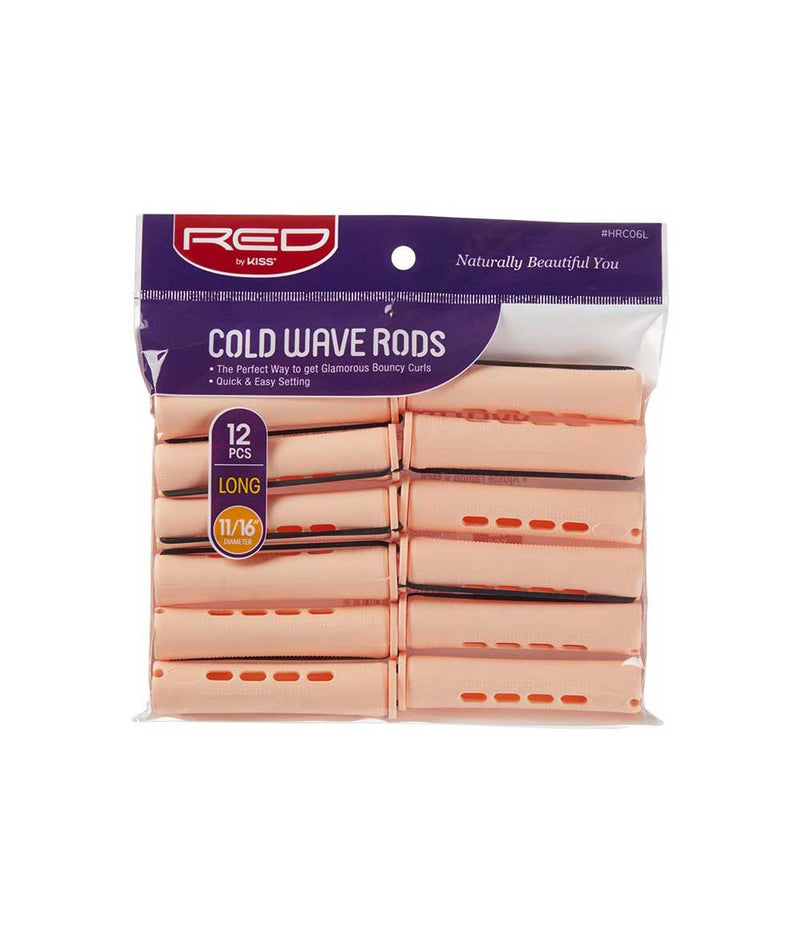 Red By Kiss Cold Wave Rods Long 12 Pcs 