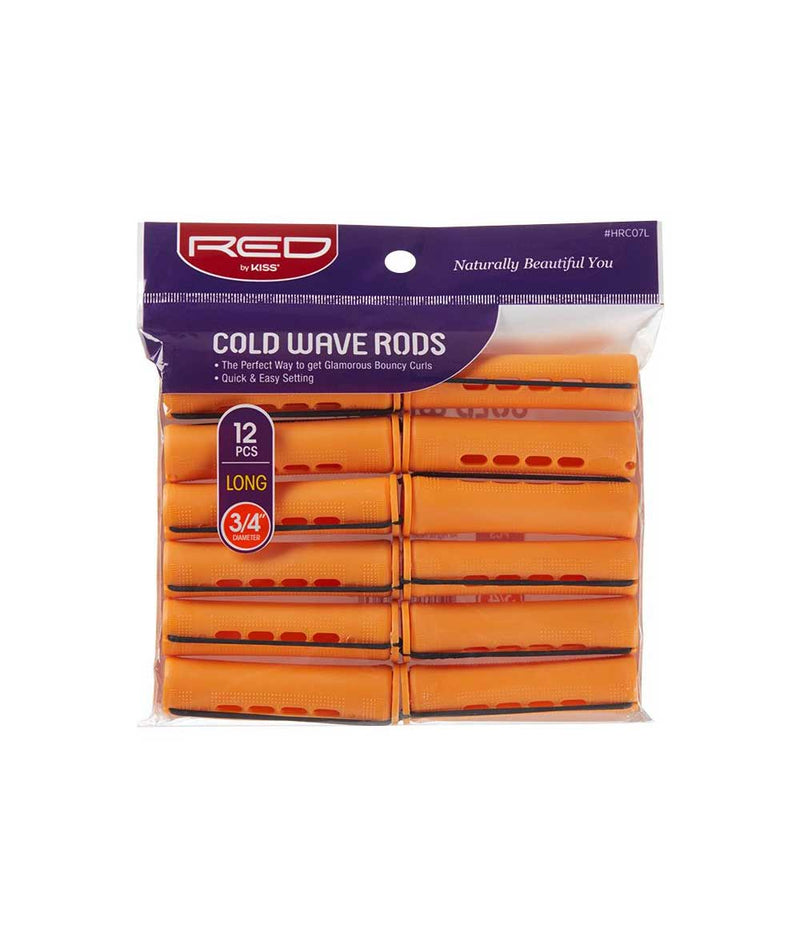 Red By Kiss Cold Wave Rods Long 12 Pcs 