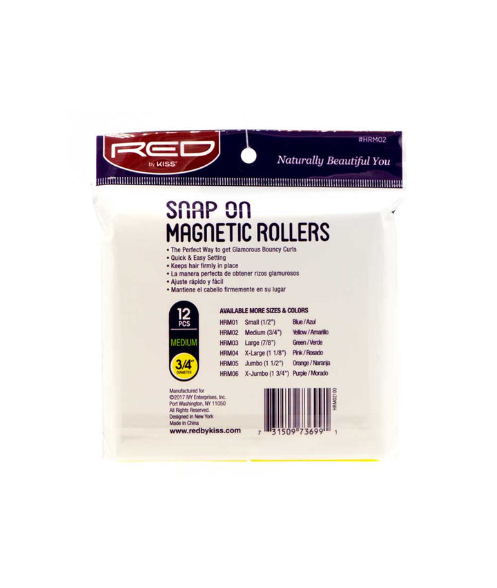 Red By Kiss Snap On Magnetic Roller #Hrm