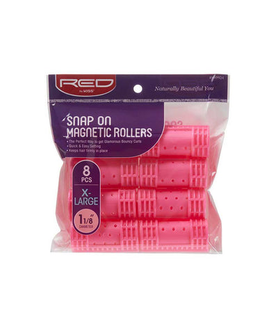 Red By Kiss Snap On Magnetic Roller #Hrm