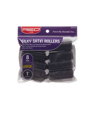 Red By Kiss Silky Satin Rollers #Hrs