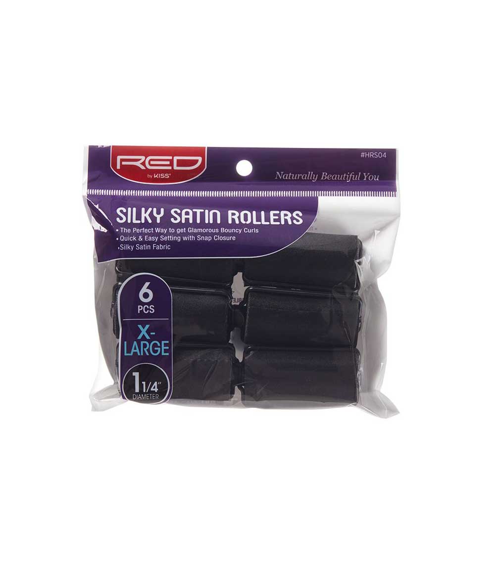 Red By Kiss Silky Satin Rollers #Hrs, HAIR STYLING TOOLS - Cloré Beauty