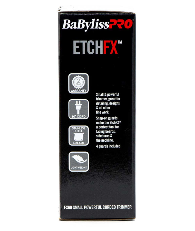 Babyliss Pro Etchfx Fx69 Small Powerful Corded Trimmer 