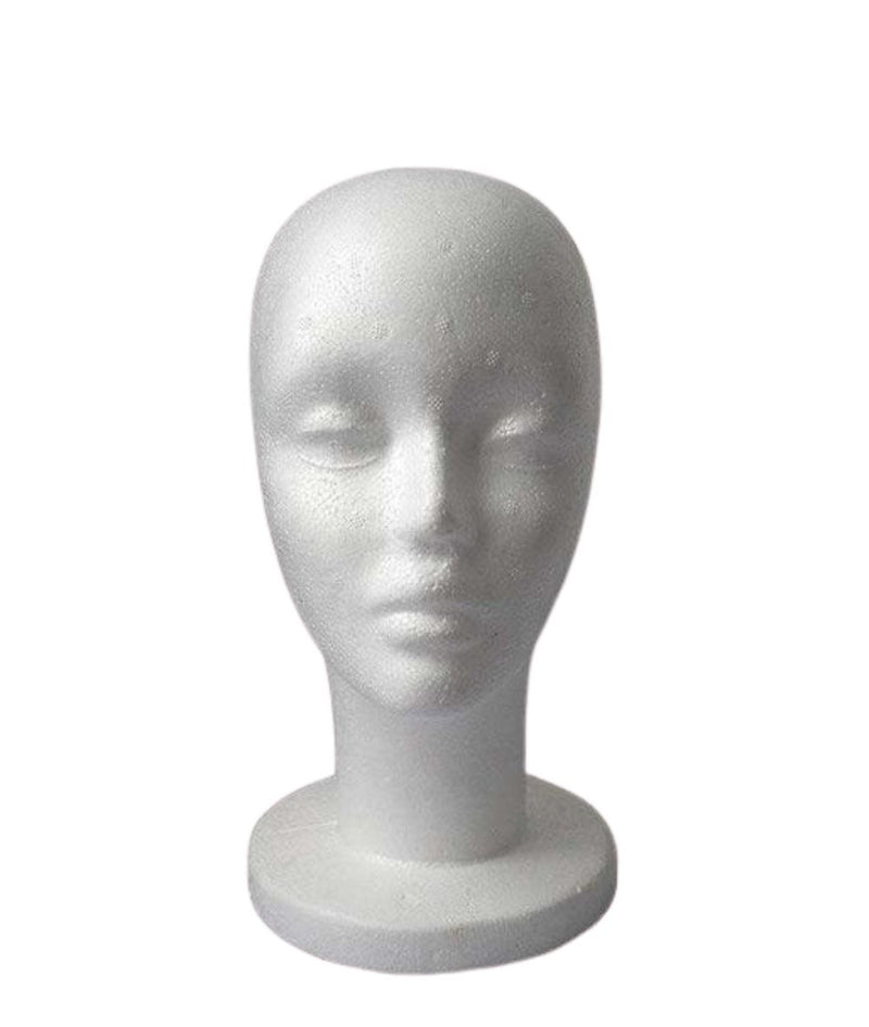 Kim&C Mannequin Head Styrofoam [Long Neck]