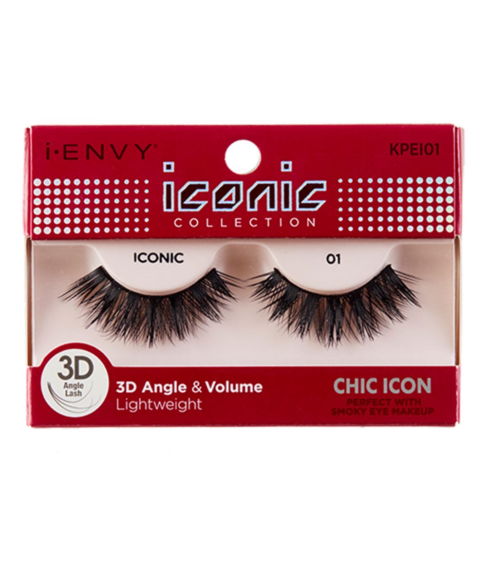 Kiss I-Envy Iconic Eyelashes #Kpei01 [Chic Iconic 01], COSMETICS MAKEUP - Cloré Beauty