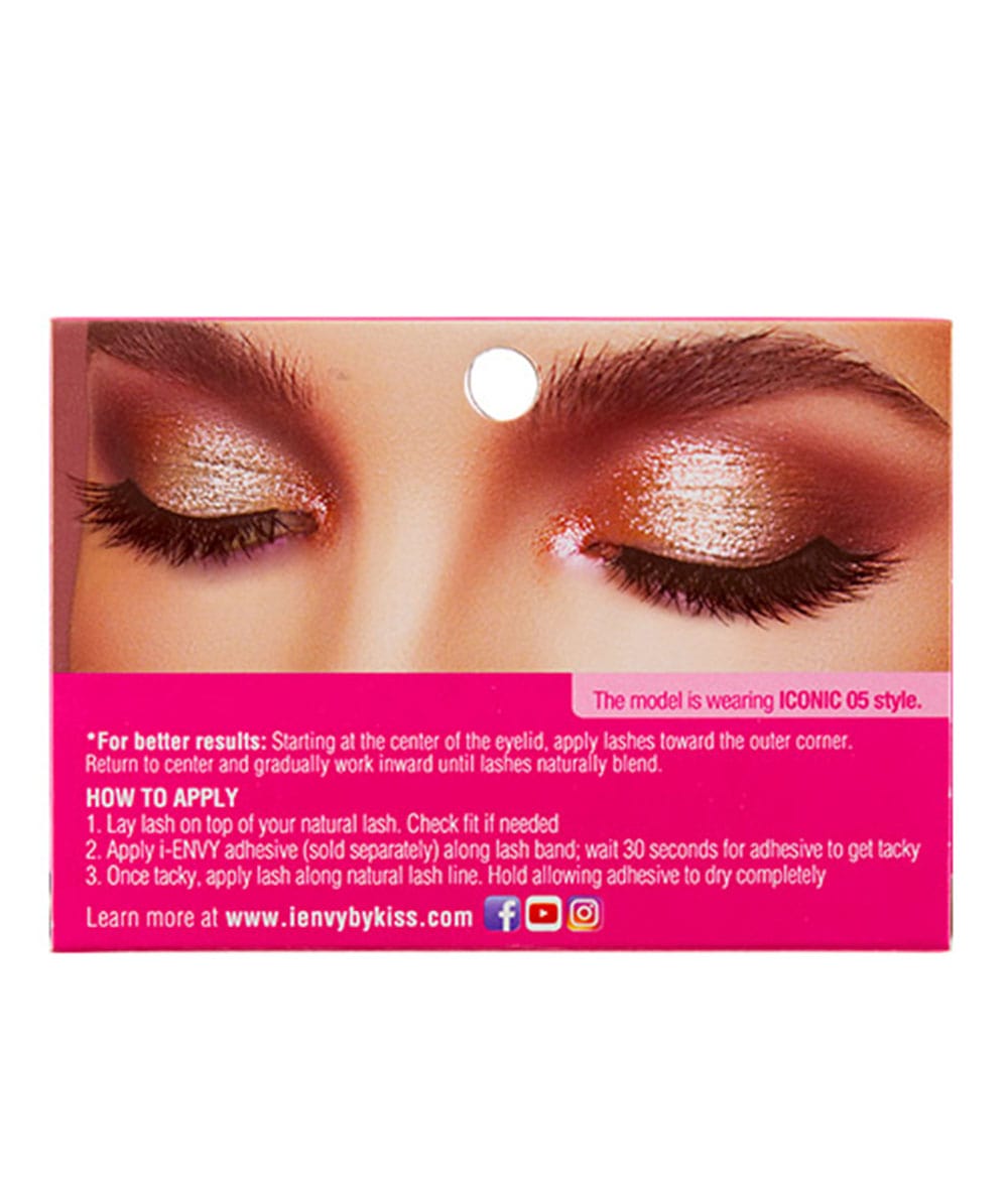 Kiss I-Envy Iconic Eyelashes #Kpei05 [Glam Icon05], COSMETICS MAKEUP - Cloré Beauty