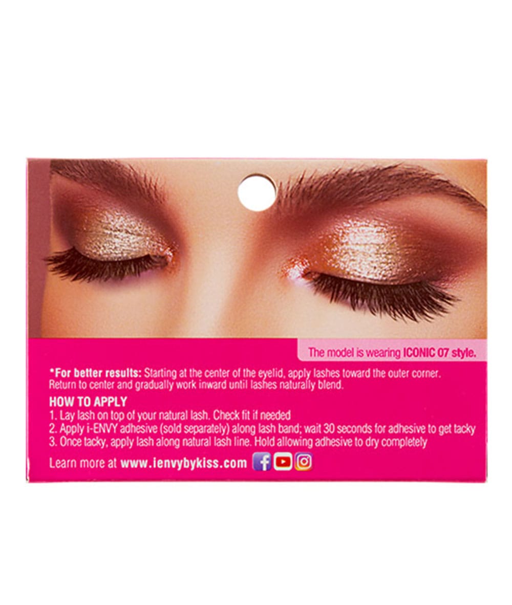 Kiss I-Envy Iconic Eyelashes #Kpei07 [Glam Icon07], Cosmetics - Cloré Beauty
